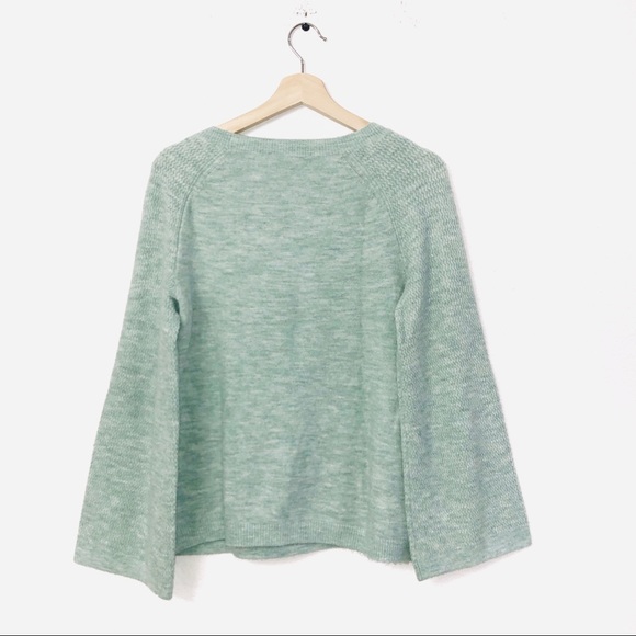 LOFT Textured Bell Sleeve Sweater - Picture 3 of 6